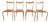Chairs by Jasper Conran, Set of 4 For Sale