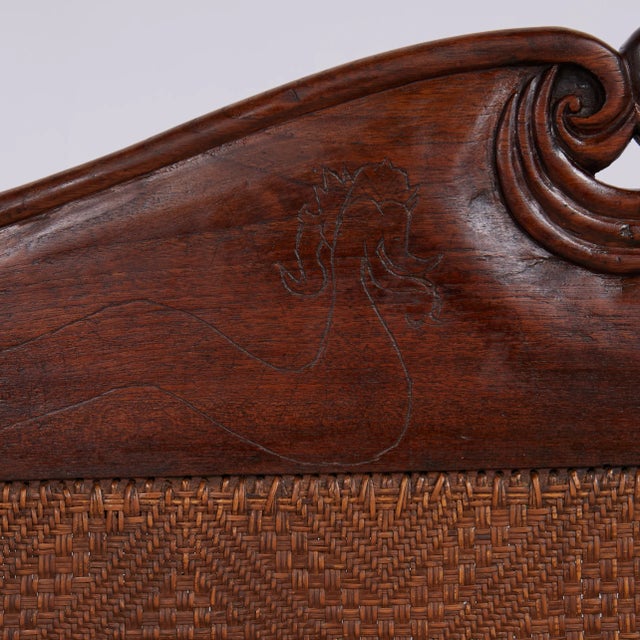 Antique Anglo Indian Empire Settee or Sofa For Sale - Image 9 of 10