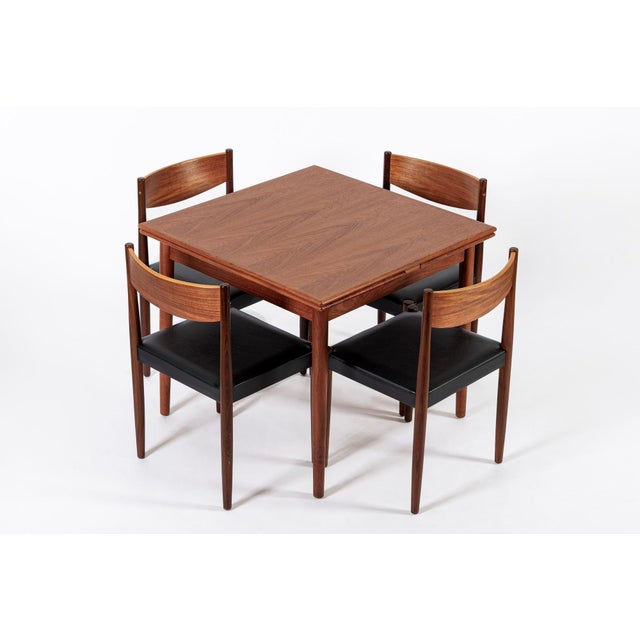 Mid Century Danish Modern Teak Dining Chairs by Poul Volther for Frem Rojle For Sale - Image 14 of 15