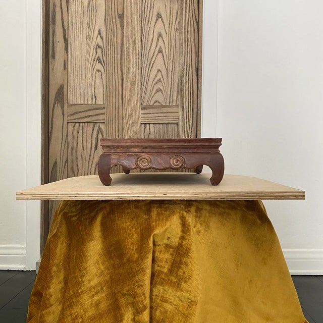 Mid 20th Century Asian Swirl Display Stand B For Sale - Image 4 of 12