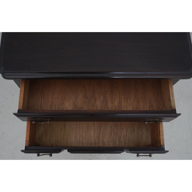 Vintage Mahogany Miniature Diminutive Lowboy For Sale - Image 4 of 17