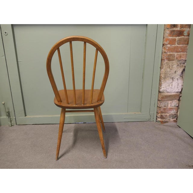 Vintage Windsor Dining Chairs from Ercol, 1960s, Set of 8 For Sale - Image 4 of 9