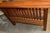1980s 1980s Stickley Style Mission Loveseat / Sofa Wood With Southwest Design Upholstery For Sale - Image 5 of 16