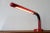 Contemporary Late 20th Century Vintage Modern Red Plastic Gooseneck Fluorescent Desk Lamp For Sale - Image 3 of 12