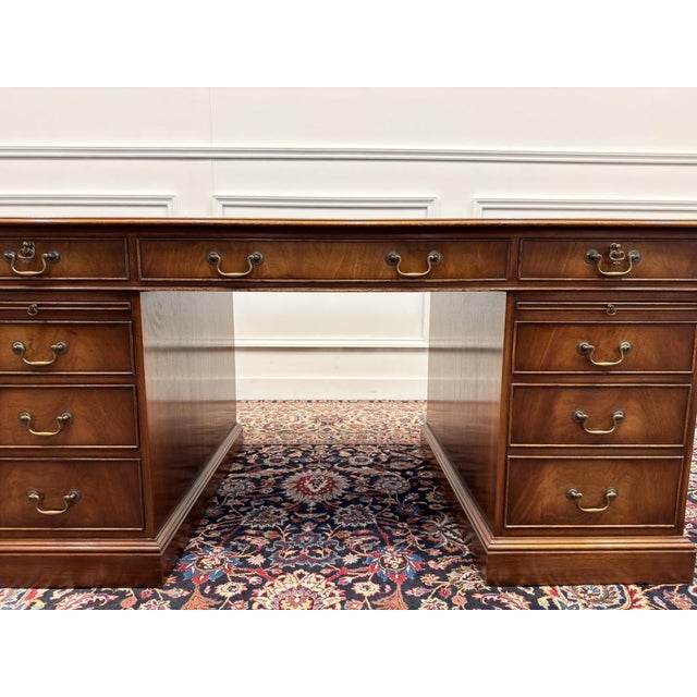 English Desk with Black Inlay For Sale - Image 10 of 18