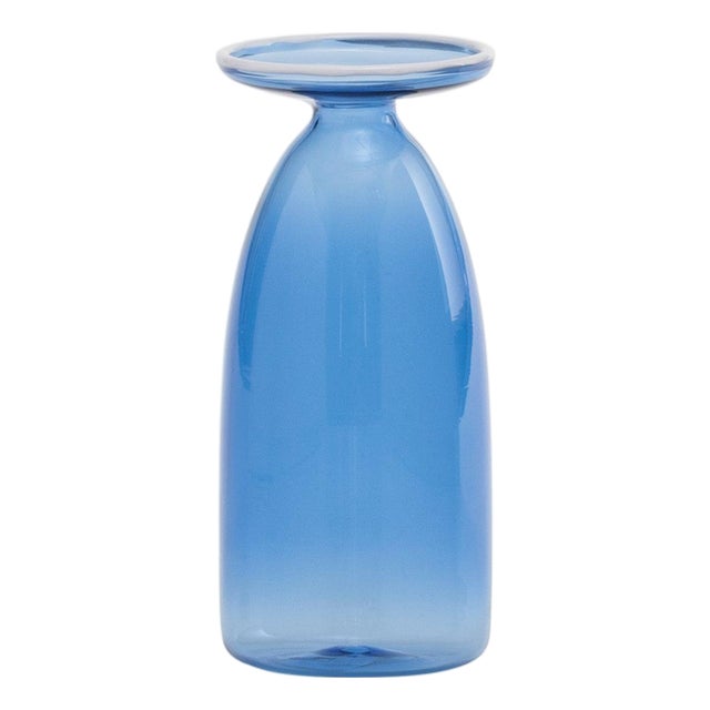 Un Fiore Vase 22 - Light Blue For Sale