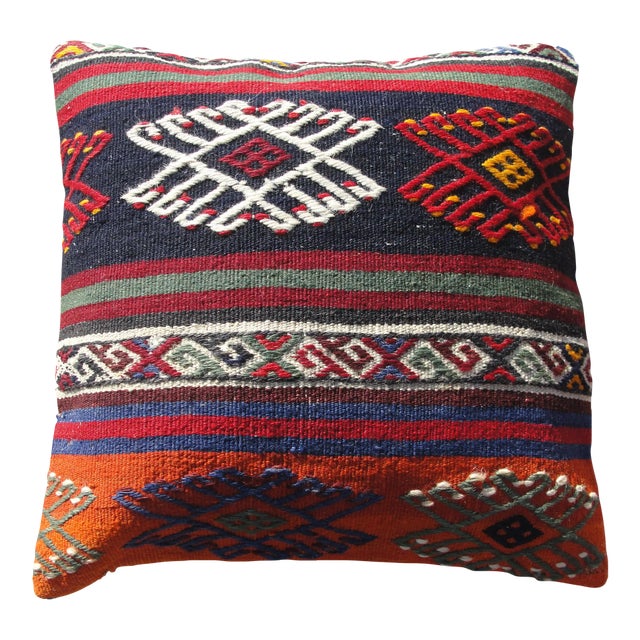 Kilim Rug Pillow Cover For Sale