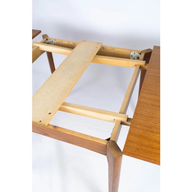 Teak Dining Table with Extensions by Henning Kjærnulf, 1960s For Sale - Image 17 of 18