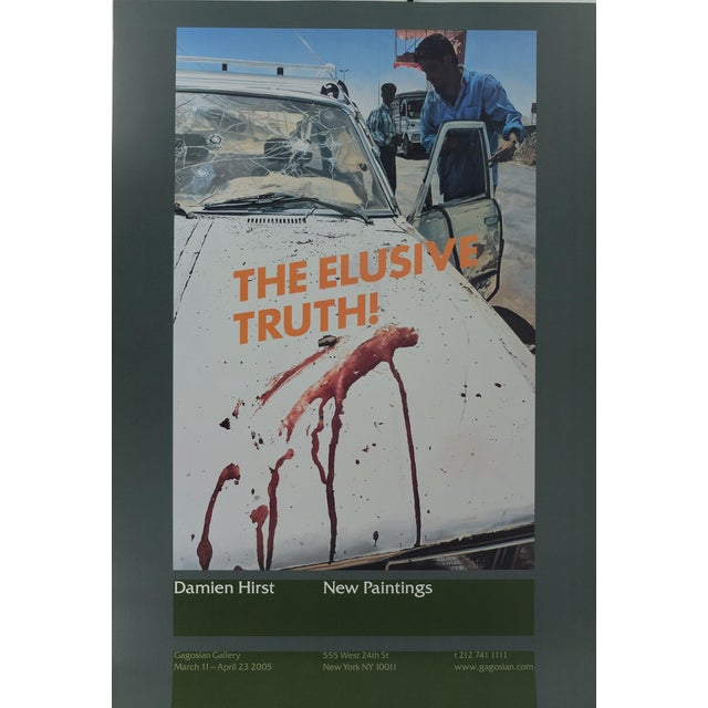 The Elusive Truth Poster after Damien Hirst For Sale