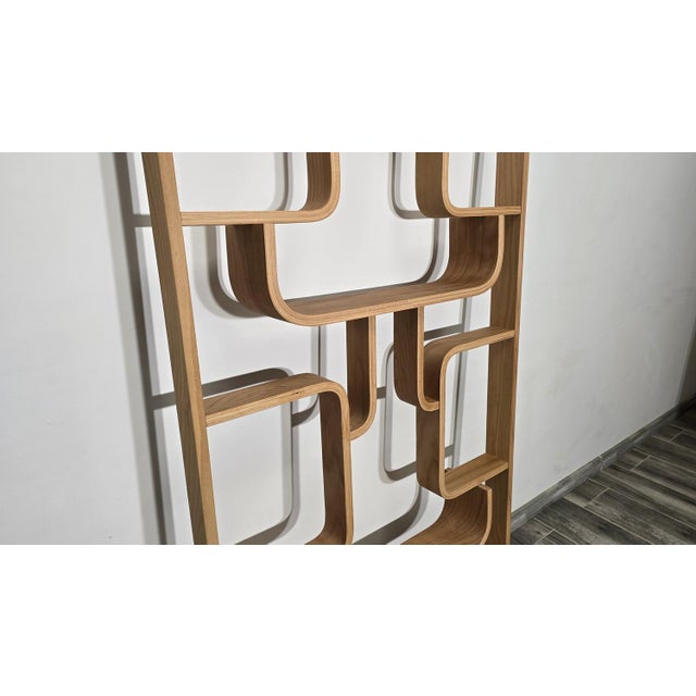 Wood Room Divider by Ludvik Volak for Drevopodnik Holesov, 1950s For Sale - Image 7 of 15