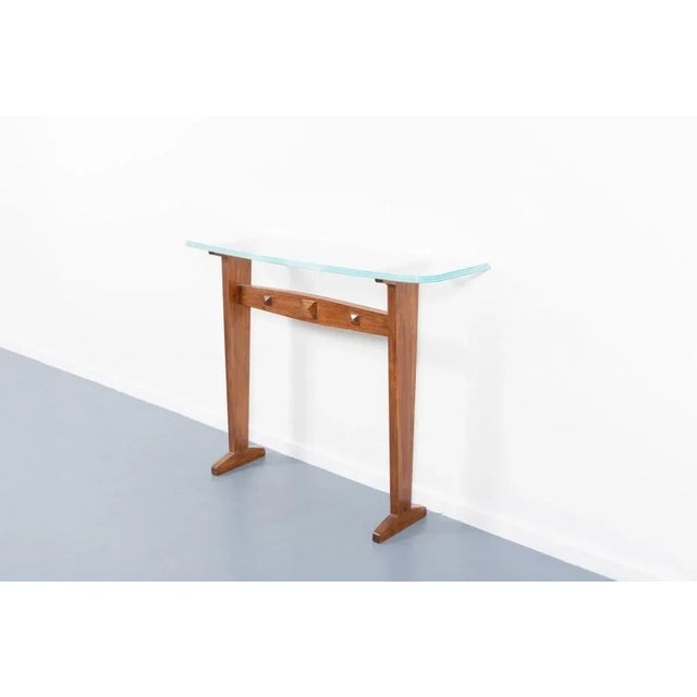 1950s Mid-Century Italian Sculptural Wall Side Table, 1950s For Sale - Image 5 of 6