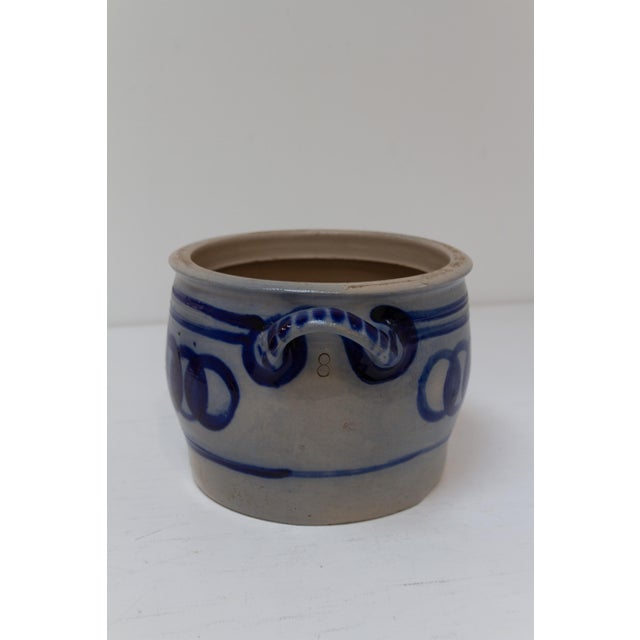 19th Century German Stoneware Eight Liter Crock, 1890s For Sale - Image 6 of 12