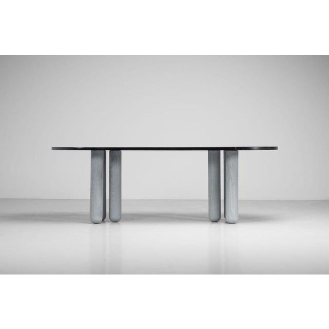 1980s Postmodern Dining Table by Giulio Lazzotti for Mageia, Italy, 1980s For Sale - Image 5 of 18