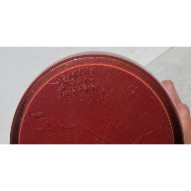Mid-Century Modern Barovier & Toso Red Vase Late 80s For Sale - Image 3 of 6