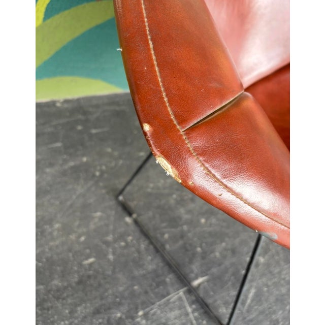 Metal Mid Century Harry Bertoia for Knoll Diamond Chair For Sale - Image 7 of 11