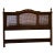 Vintage Century Furniture Claridge Collection Woven Cane Queen Headboard by Raymond Sobota For Sale