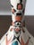 Hand Painted Corn Maiden Pottery Vase With Turquoise Stone Inlay For Sale - Image 9 of 13