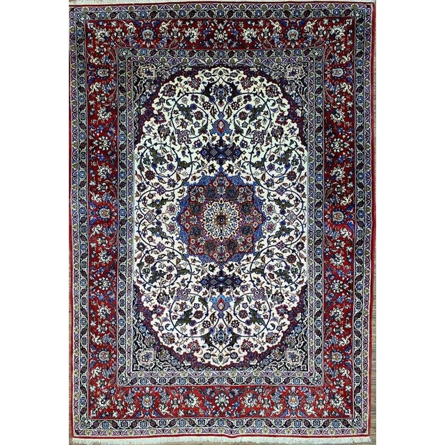 Middle Eastern Rug in Cork Wool For Sale - Image 11 of 11