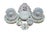 Thirty pieces of vintage Herend Rothschild bird pattern china, made in Hungary. The set features various birds, ladybugs,...