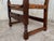 19th Century Spanish Colonial Throne Armchair with Leather For Sale - Image 10 of 11
