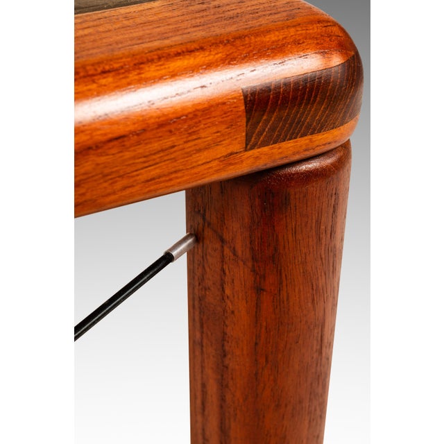 Danish Modern Side / Accent Table in Teak With Tile Top Inlay by Tue Poulson for Hsalev Furniture, Denmark, C. 1960s For Sale - Image 18 of 18