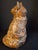 Antique Cast Iron Seated Cat Doorstop Vintage Orange Painted Feline Figure 4lb For Sale In Boston - Image 6 of 18
