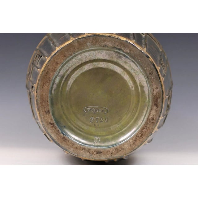 Ceramic Large Antique Ceramic Amphora Vase For Sale - Image 7 of 10