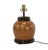 Ceramic A Red Vintage Ceramic Table Lamp With a Unique Brown and Gold Speckled Glaze. For Sale - Image 7 of 7