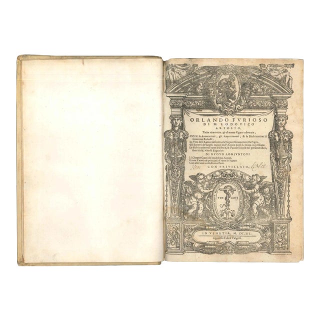 Ludovico Ariosto, Orlando Furioso, Original Illustrated Edition, 1603 For Sale