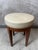 Vintage Workshop Stool in Beech and Leather, 1980s For Sale - Image 4 of 9
