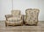 Rococo 20th Century Italian Baroque Style Bergère Armchairs in Carved and Gilded Wood, Set of 2 For Sale - Image 3 of 18