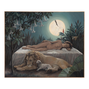 'Jungle Dreams' by Antoinette Von Grone, 2007, Paris, Hermès, California, Fashion, École Gogele, Hamburg, Lamb, Very Large Oil