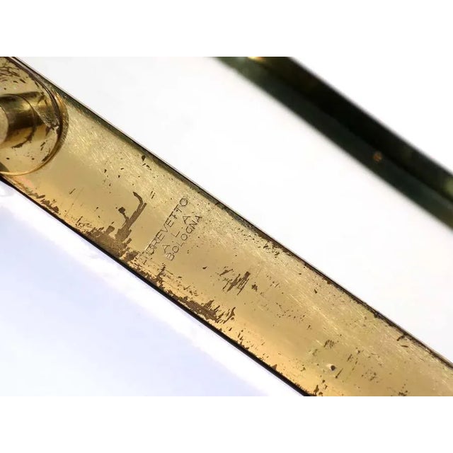 Gold Serpentina Table Mirror, 1950s For Sale - Image 8 of 9