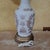 1960s French Hollywood Regency Satin Milk Glass Nightlight Table Lamp With Floral Design For Sale In Washington DC - Image 6 of 18