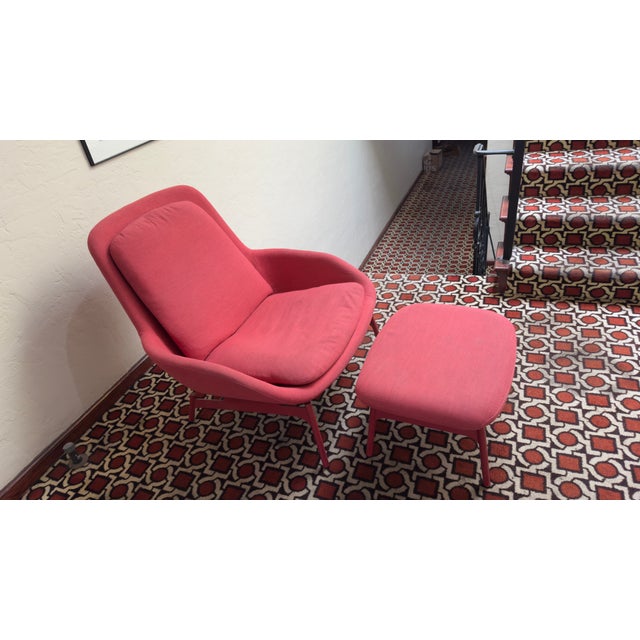 Brick Red Blu Dot Field Chair For Sale - Image 8 of 9