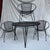 Mid 20th Century Tempestini Atomic Table With 3 Radar Chairs - A Set, Attributed For Sale In Atlanta - Image 6 of 7