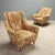 Vintage Armchairs in Fabric and Wood, Italy, 1950s For Sale - Image 9 of 9