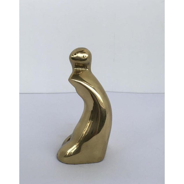 Italian Bronze Abstract Sculpture by Pietro Perin, 1980 For Sale - Image 3 of 18