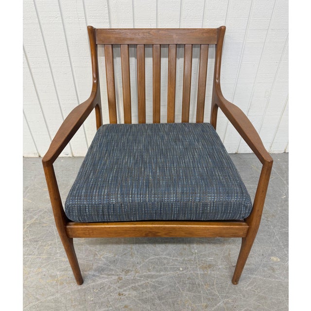Mid-Century Modern Walnut Arm Chair For Sale In Philadelphia - Image 6 of 8