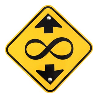 Infinite Clearance II - Contemporary Pop Art Street Sign Sculpture by Scott Froschauer For Sale