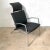 Black Postmodern Kebe Leather Convertible Lounge or Armchair, Denmark For Sale - Image 8 of 11
