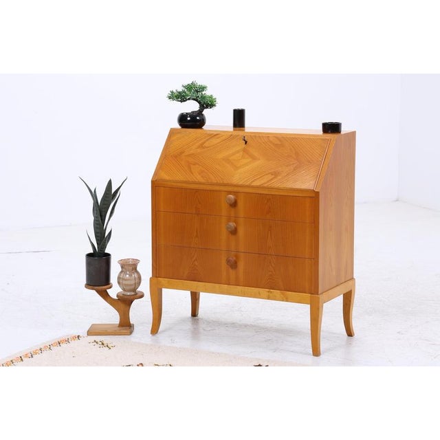 Mid-Century Wooden Secretary Desk, 1960s For Sale - Image 13 of 13