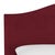 Full Camelback Headboard in Velvet Berry For Sale - Image 4 of 6