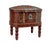 Brown Swedish Shaped Box on Stand, 1850s For Sale - Image 8 of 8