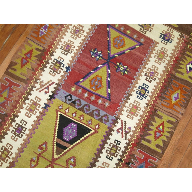 Antique Kilim Runner For Sale In New York - Image 6 of 6