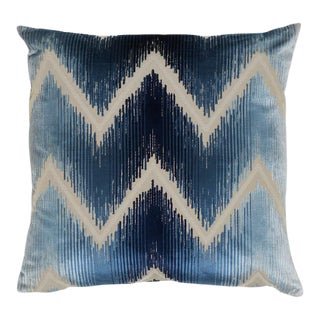 Schumacher Shock Wave 18" Pillow in Midnight For Sale