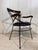 Bistro Armchairs with Blue Velvet Seats by Andy Thornton, England, 1980s For Sale - Image 4 of 13
