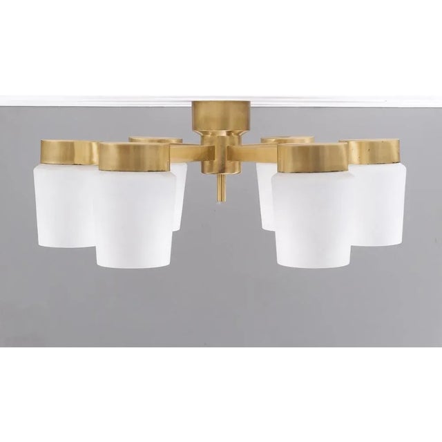 Swedish Ceiling Lamp attributed to Fagerhults, 1960s For Sale - Image 3 of 9