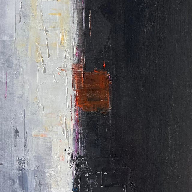 Abstract Abstract Oil Painting, "Searching" For Sale - Image 3 of 4