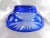 Contemporary 1970s Blue Cut to Clear Bowl For Sale - Image 3 of 4